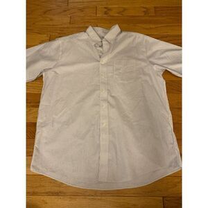 L.L. Bean Men's Traditional Fit Striped Button-Down Shirt 17-REG 100% Cotton